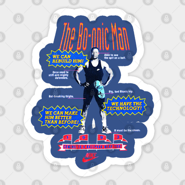90s Baseball Bo Jackson - The Bo-onic Man Sticker by nicklower