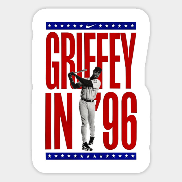 90s Baseball - Griffey 96 - Mariners - Classic Magnet by nicklower