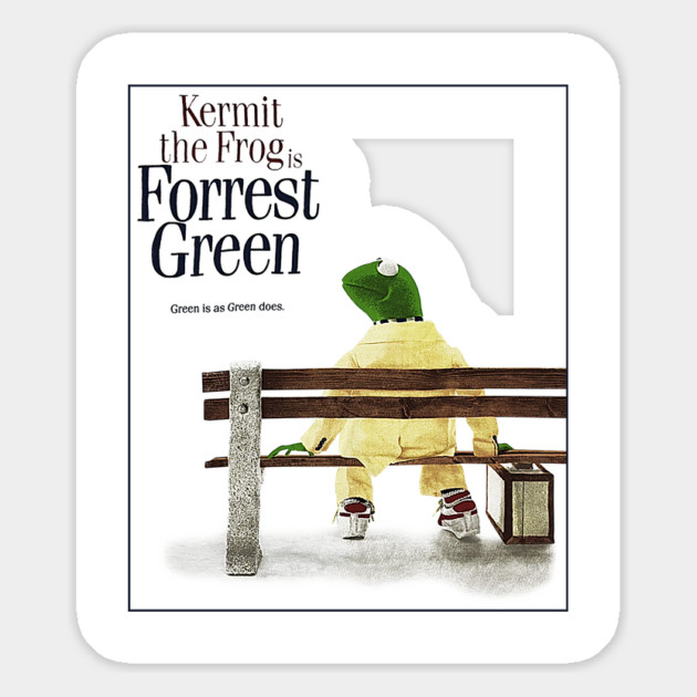 Kermit The Frog - Forrest Green Magnet by nicklower
