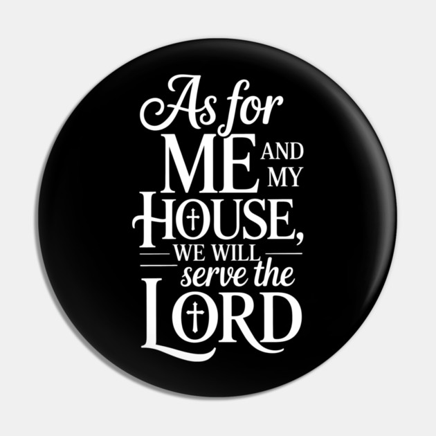 Me and My Family Will Serve The Lord Family Gift Pin by Emmanuel's Store 4