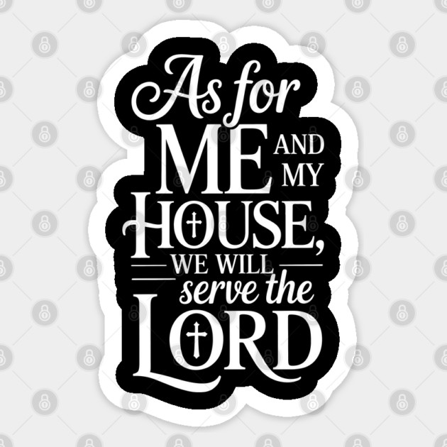 Me and My Family Will Serve The Lord Family Gift Sticker by Emmanuel's Store 4