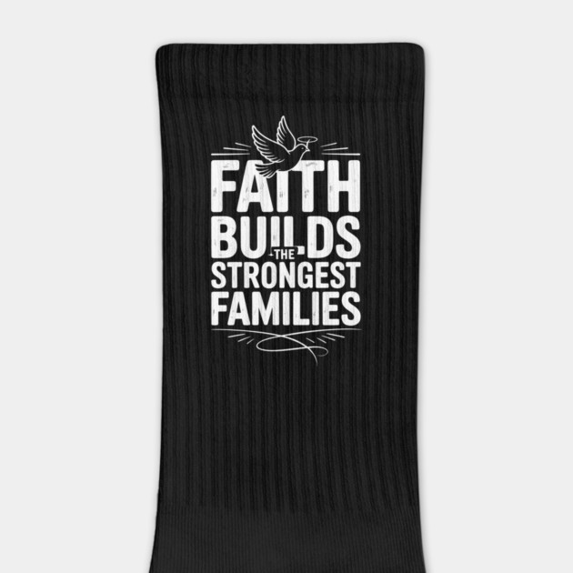 Faith Builds The Strongest Families Family Gift by Emmanuel's Store 4