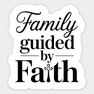Family Guided By Faith Family Gift Magnet
