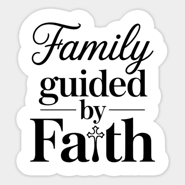 Family Guided By Faith Family Gift Magnet by Emmanuel's Store 4