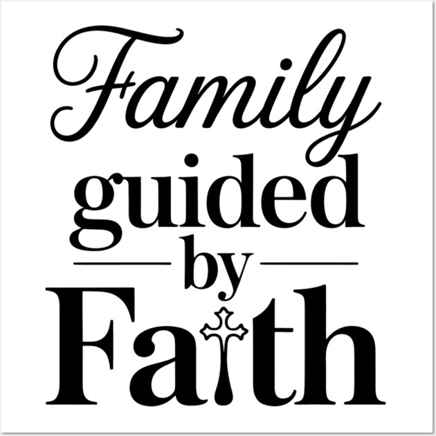 Family Guided By Faith Family Gift Wall Art by Emmanuel's Store 4