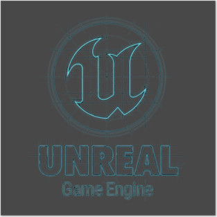 Unreal Game Engine Posters and Art