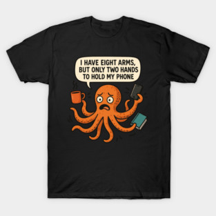 Overwhelmed Octopus T-Shirt