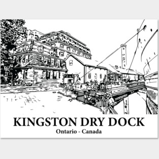 Kingston Dry Dock - Ontario Posters and Art