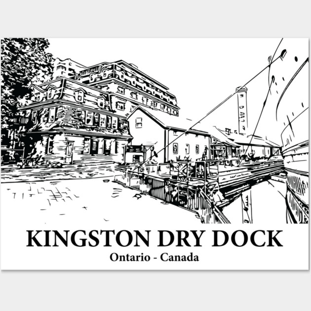 Kingston Dry Dock - Ontario Wall Art by Lakeric