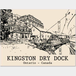 Kingston Dry Dock - Ontario Posters and Art