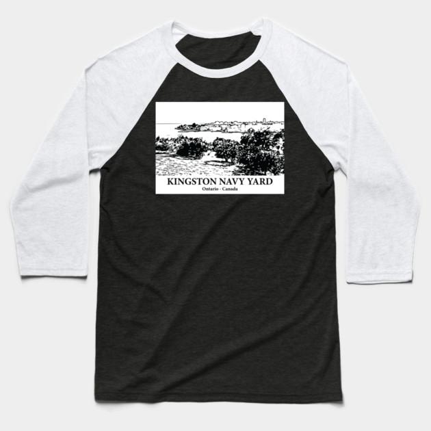 Kingston Navy Yard - Ontario Baseball T-Shirt by Lakeric