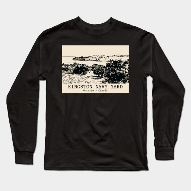 Kingston Navy Yard - Ontario Long Sleeve T-Shirt by Lakeric