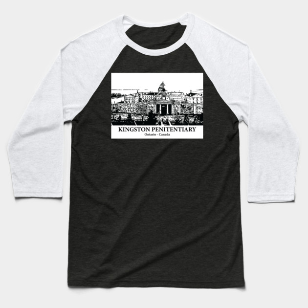 Kingston Penitentiary - Ontario Baseball T-Shirt by Lakeric