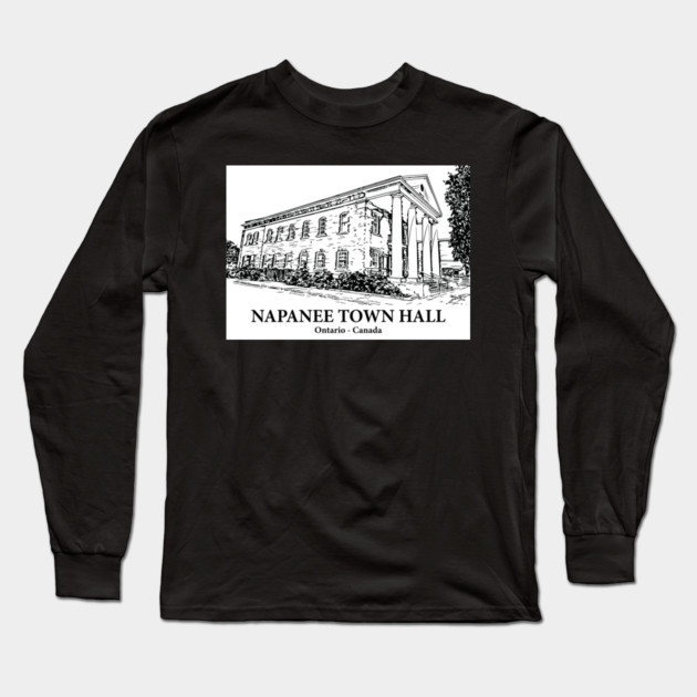 Napanee Town Hall - Ontario Long Sleeve T-Shirt by Lakeric