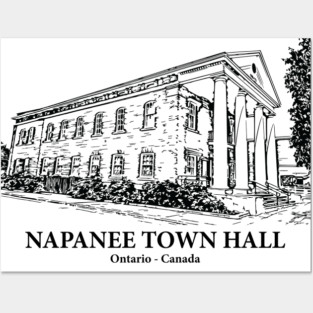Napanee Town Hall - Ontario Posters and Art