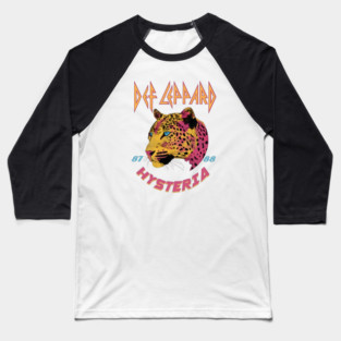 Def Leppard - Retro 80's Rock Baseball T-Shirt