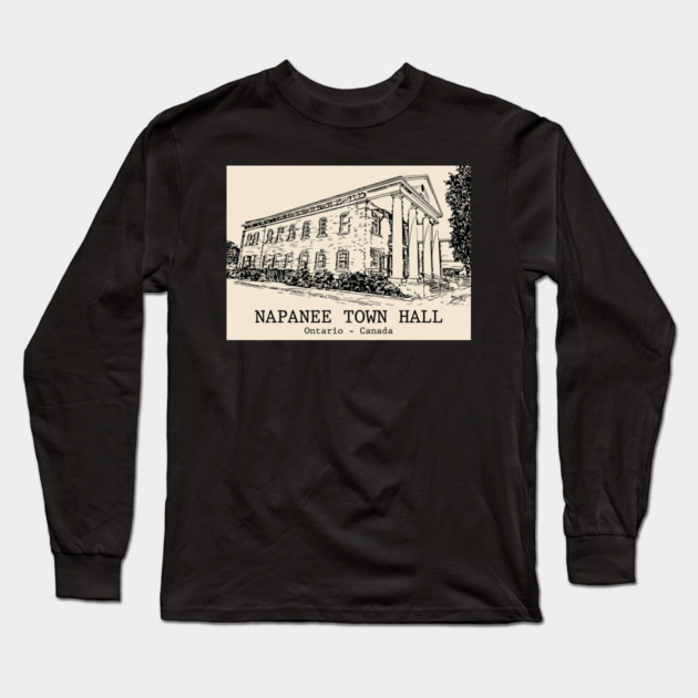 Napanee Town Hall - Ontario Long Sleeve T-Shirt by Lakeric