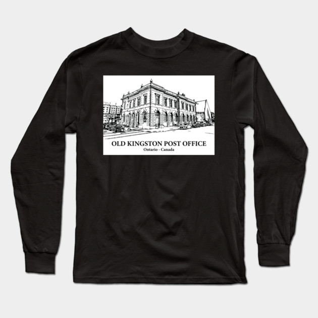 Old Kingston Post Office - Ontario Long Sleeve T-Shirt by Lakeric
