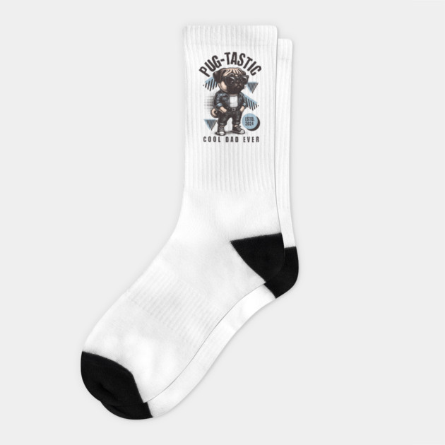 Pug-Tastic – Cool Dad Ever Socks by Wael's Store 2