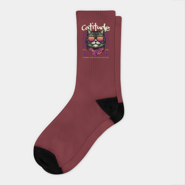 Catitude – Exploring the World with Nine Lives of Cool Socks by Wael's Store 2
