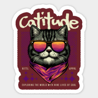 Catitude – Exploring the World with Nine Lives of Cool Magnet