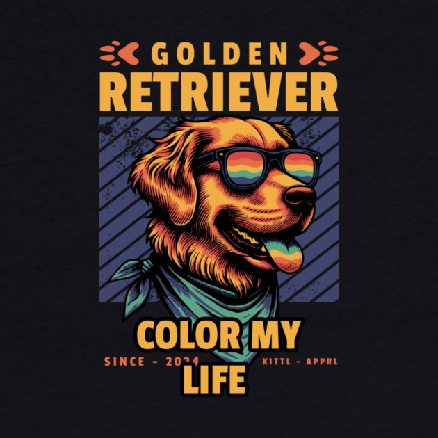 Golden Retriever – Color My Life by Wael's Store 2