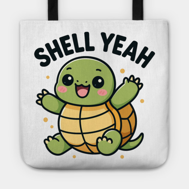 Shell Yeah – Cute Turtle Design Tote by Wael's Store 2