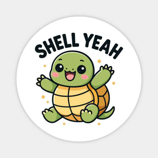 Shell Yeah – Cute Turtle Design Magnet by Wael's Store 2