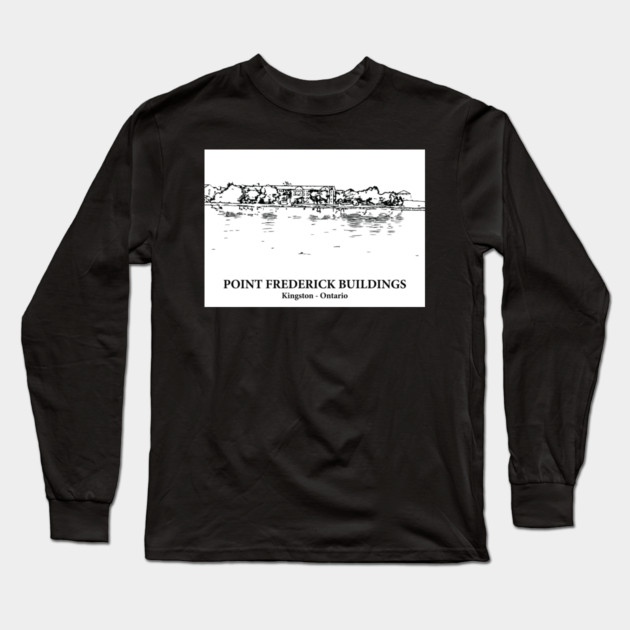 Point Frederick Buildings - Kingston ON Long Sleeve T-Shirt by Lakeric