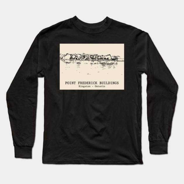 Point Frederick Buildings - Kingston ON Long Sleeve T-Shirt by Lakeric