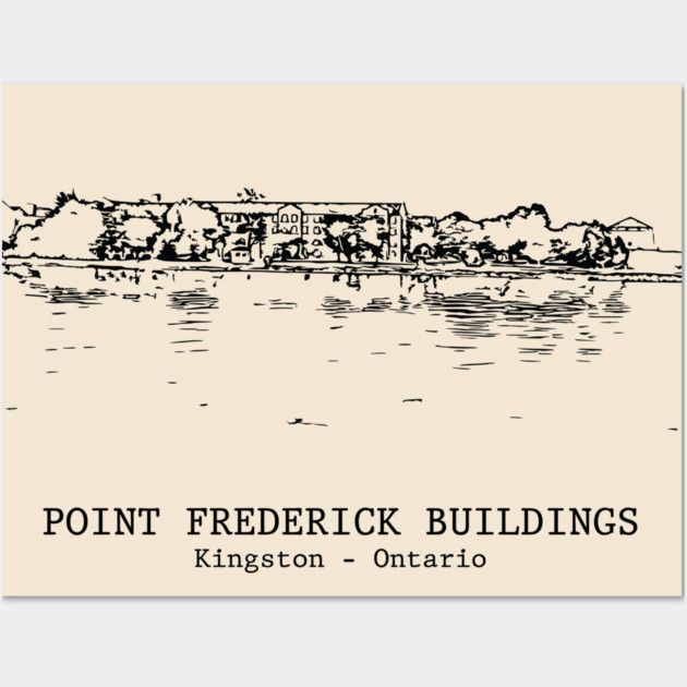 Point Frederick Buildings - Kingston ON Wall Art by Lakeric