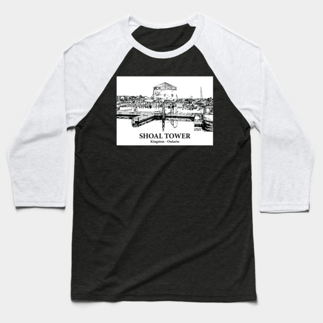 Shoal Tower - Kingston ON Baseball T-Shirt by Lakeric
