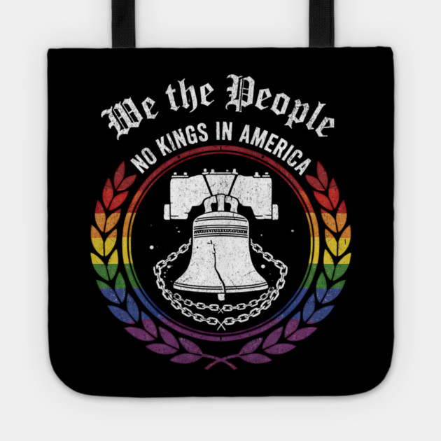 No-Kings-In-America-We-The-People-Patriotic-Pride Tote by ArtistTee ⭐⭐⭐⭐⭐