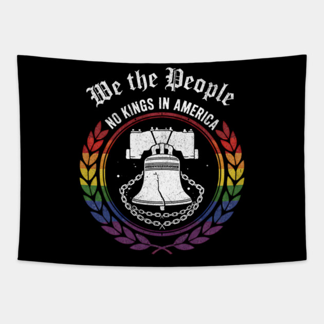 No-Kings-In-America-We-The-People-Patriotic-Pride Tapestry by ArtistTee ⭐⭐⭐⭐⭐