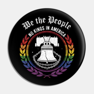 No-Kings-In-America-We-The-People-Patriotic-Pride Pin