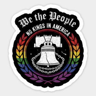 No-Kings-In-America-We-The-People-Patriotic-Pride Sticker