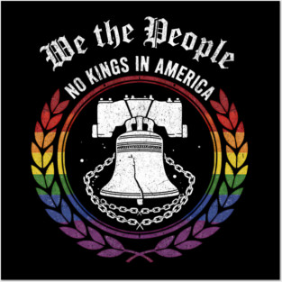 No-Kings-In-America-We-The-People-Patriotic-Pride Posters and Art
