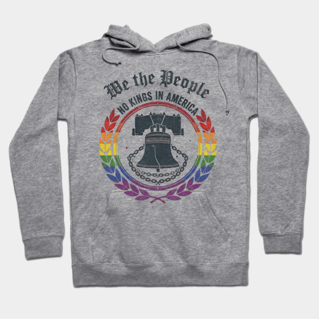 Liberty Bell No Kings In America - We The People Patriotic Pride Design Hoodie by ArtistTee ⭐⭐⭐⭐⭐