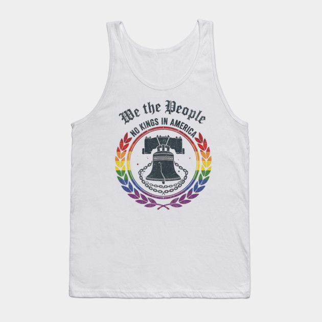 Liberty Bell No Kings In America - We The People Patriotic Pride Design Tank Top by ArtistTee ⭐⭐⭐⭐⭐