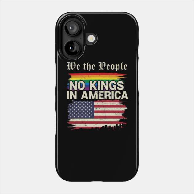We The People No Kings Phone Case by ArtistTee ⭐⭐⭐⭐⭐
