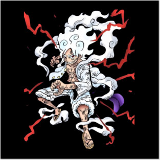 Luffy Gear 5 Posters and Art