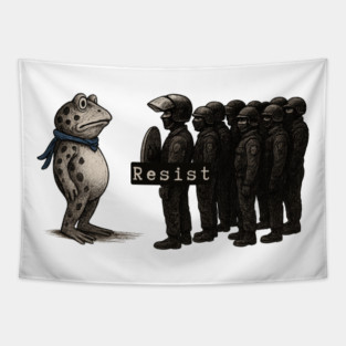 Portland-Frog Tapestry