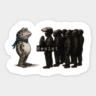 Portland-Frog Sticker