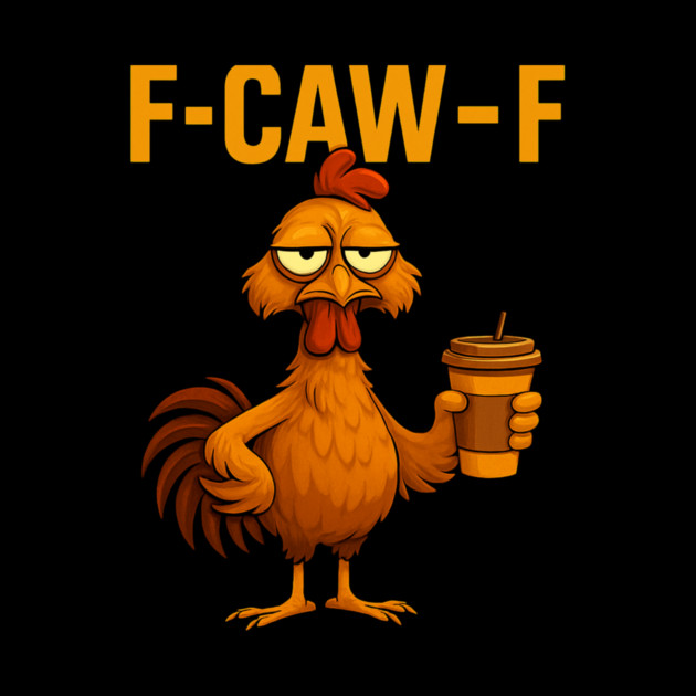 Funny F-Caw-F Chicken FCAWF Chicken Men Women T-Shirt by B8man