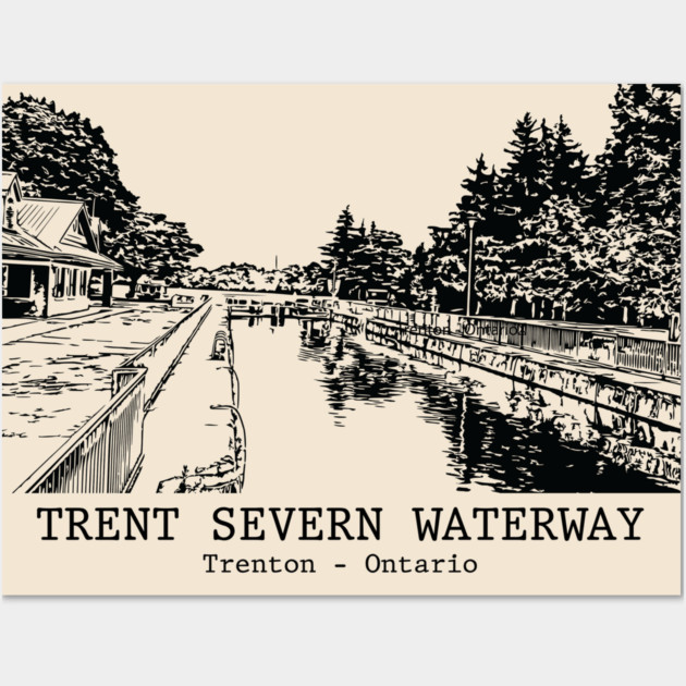 Trent–Severn Waterway - Trenton ON Wall Art by Lakeric