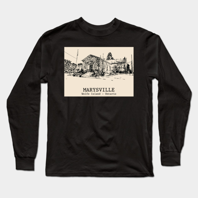 Marysville - Wolfe Island ON Long Sleeve T-Shirt by Lakeric
