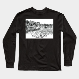 Wolfe Island - Ontario Long Sleeve T-Shirt