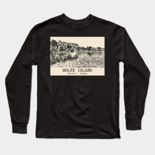 Wolfe Island - Ontario Long Sleeve T-Shirt