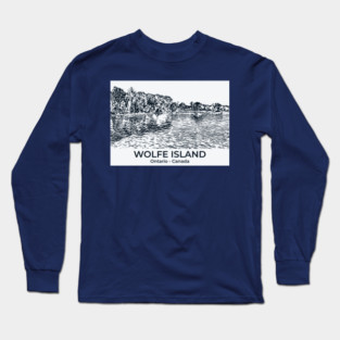 Wolfe Island - Ontario Long Sleeve T-Shirt