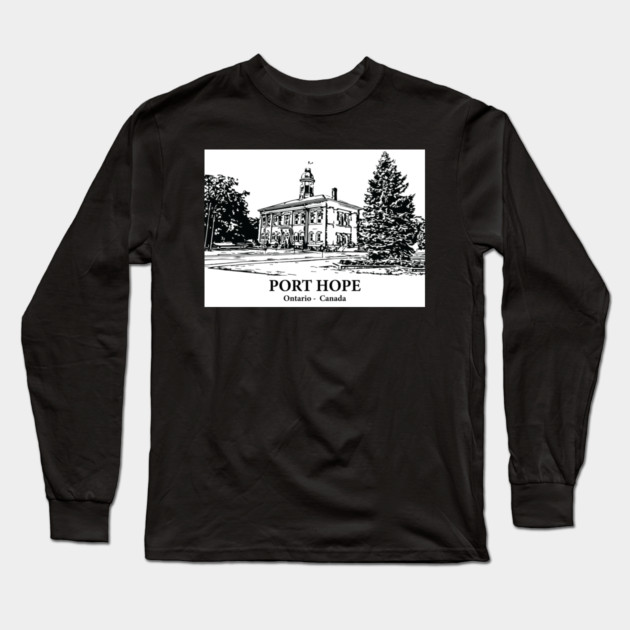 Port Hope - Ontario Long Sleeve T-Shirt by Lakeric